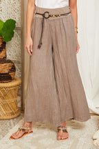 Pantalon Taupe - Femme PANTALONS & SHORTS Autour Du Lin