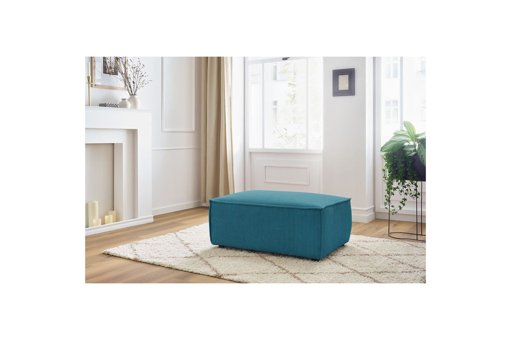 Compact NIHAD corduroy pouffe - BOBOCHIC - The Bradery