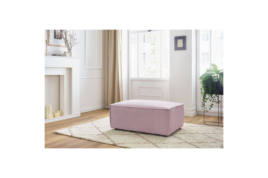 Compact NIHAD corduroy pouffe - BOBOCHIC - The Bradery