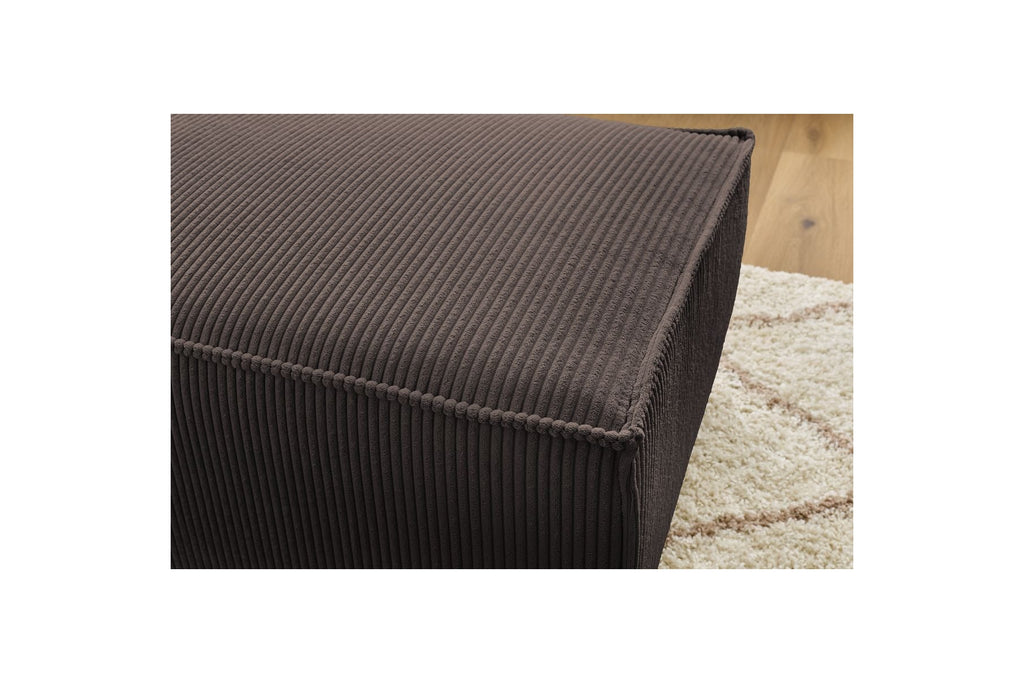 Compact NIHAD corduroy pouffe - BOBOCHIC - The Bradery