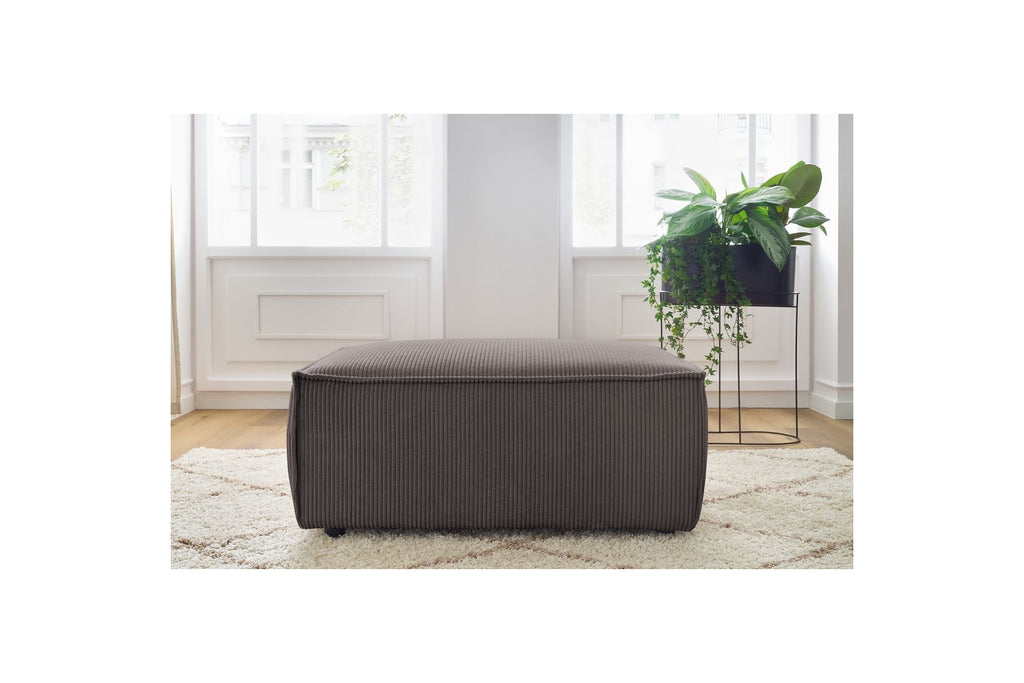 Compact NIHAD corduroy pouffe - BOBOCHIC - The Bradery