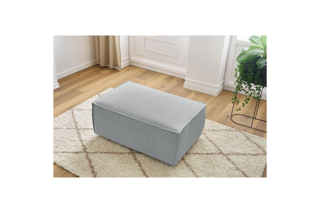 Compact NIHAD corduroy pouffe - BOBOCHIC - The Bradery