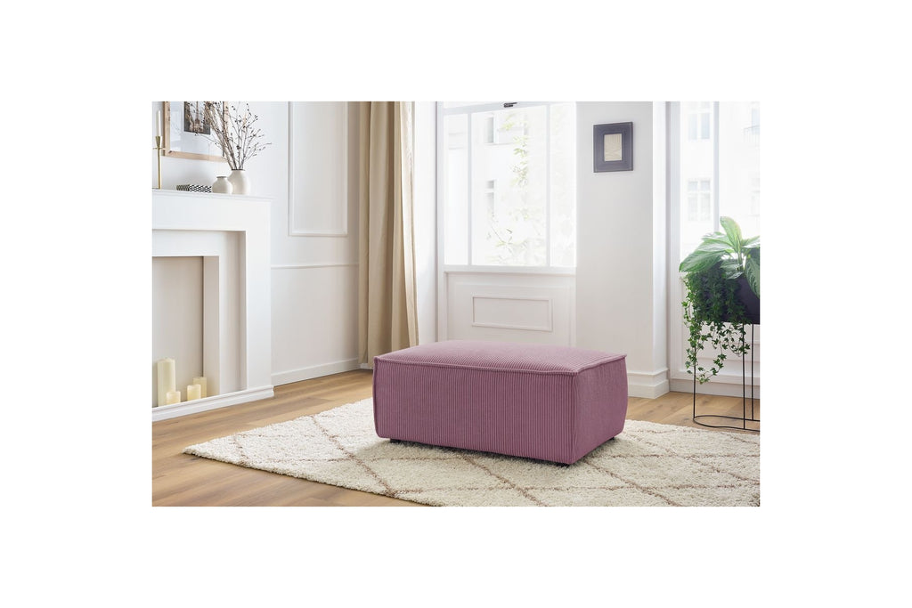 Compact NIHAD corduroy pouffe - BOBOCHIC - The Bradery