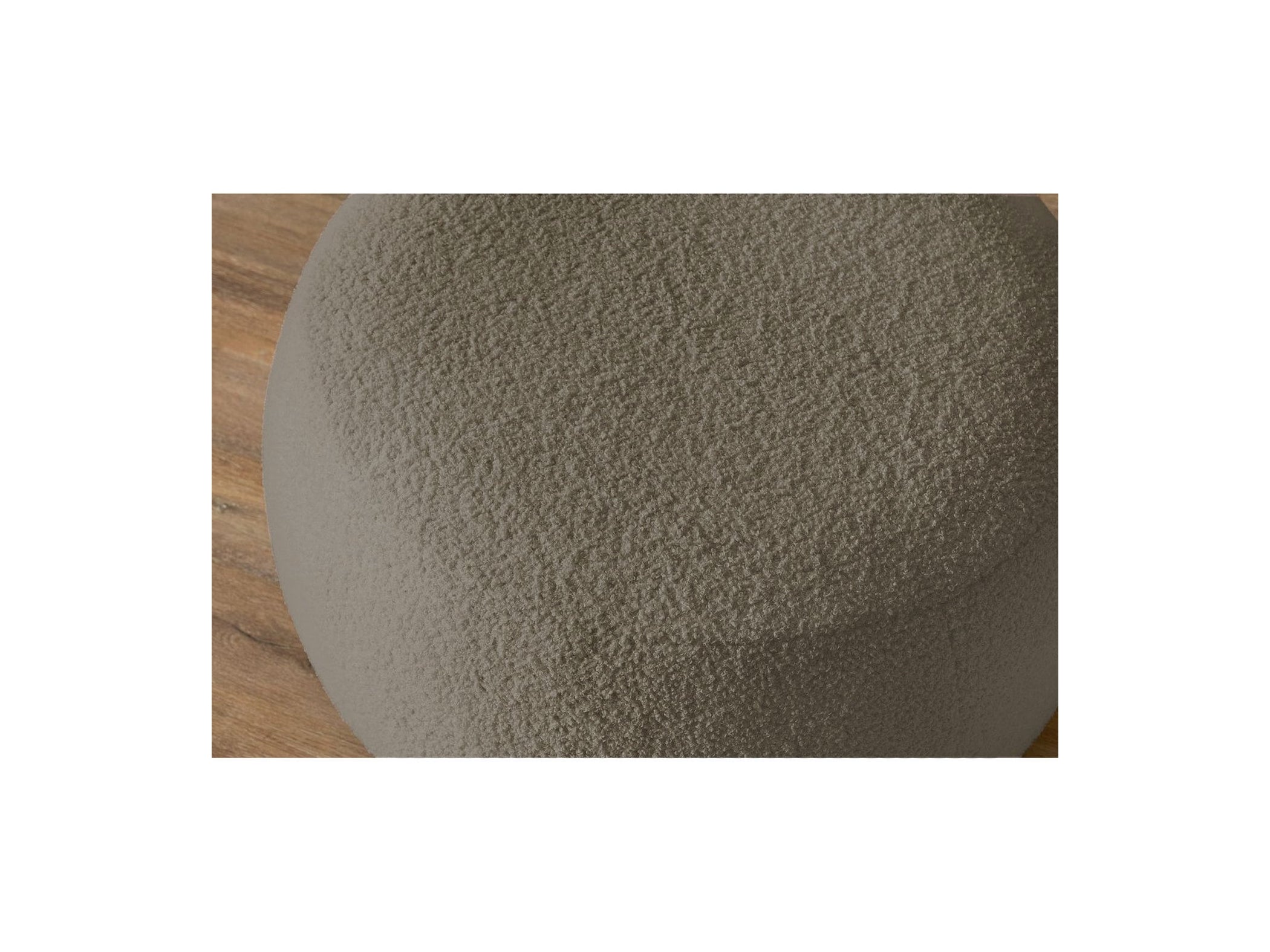 Pouf ENVY rond tissu bouclette doux - BOBOCHIC - The Bradery