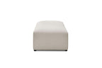 Ottoman for modular sofa MEGEVE smooth fabric - BOBOCHIC - The Bradery