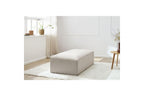 Ottoman for modular sofa MEGEVE smooth fabric - BOBOCHIC - The Bradery