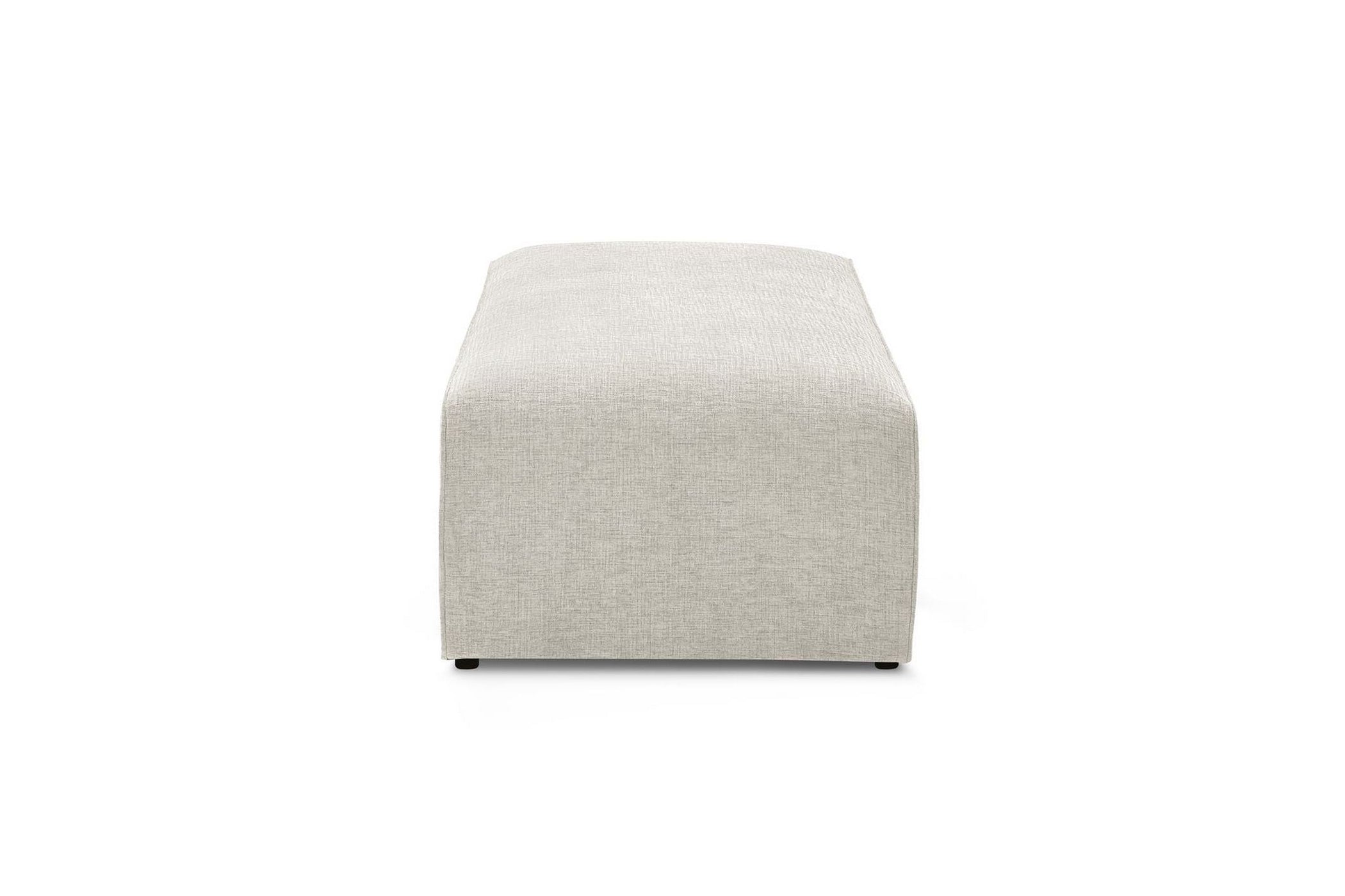 Pouf pour canapé modulable MEGEVE tissu texturé - BOBOCHIC - The Bradery