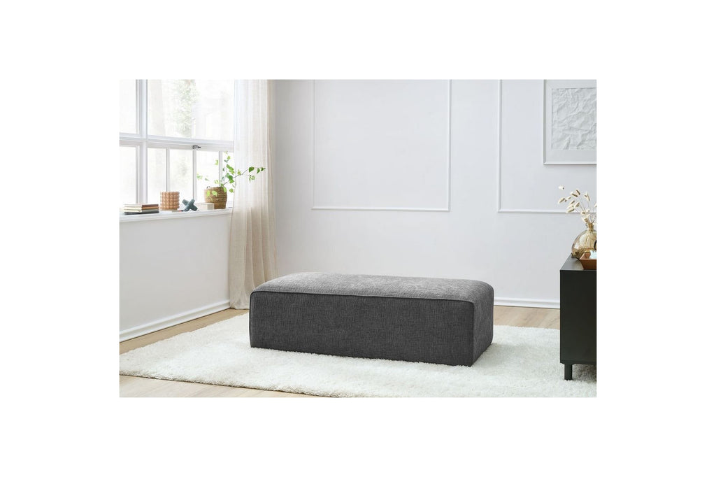 Pouf pour canapé modulable MEGEVE tissu texturé - BOBOCHIC - The Bradery
