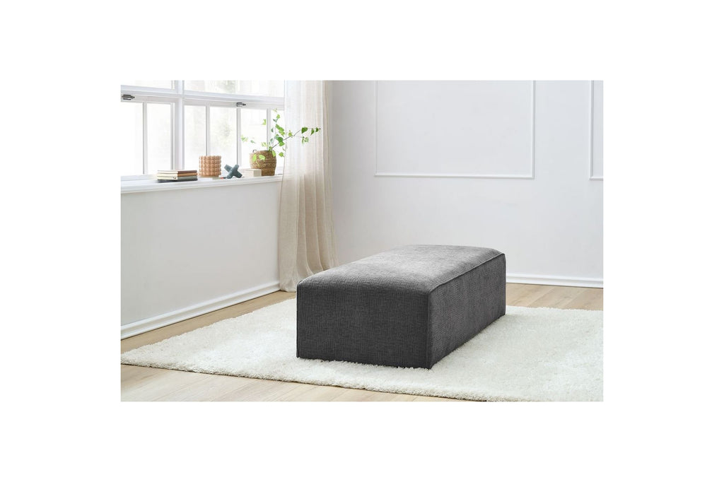Pouf pour canapé modulable MEGEVE tissu texturé - BOBOCHIC - The Bradery