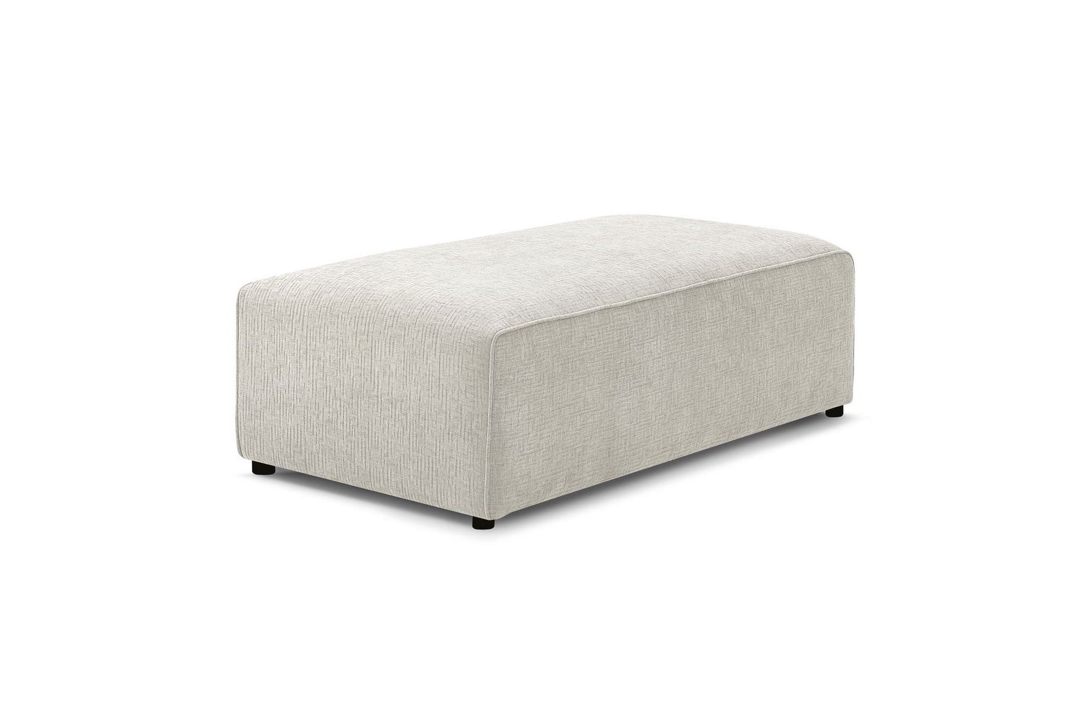 Pouf pour canapé modulable MEGEVE tissu texturé - BOBOCHIC - The Bradery