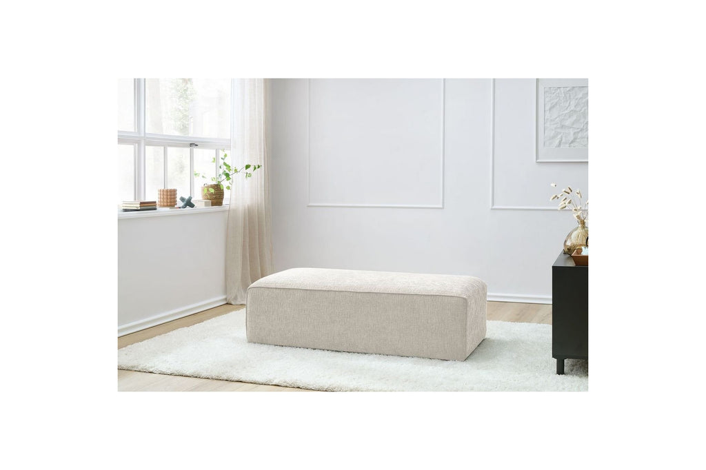 Pouf pour canapé modulable MEGEVE tissu texturé - BOBOCHIC - The Bradery