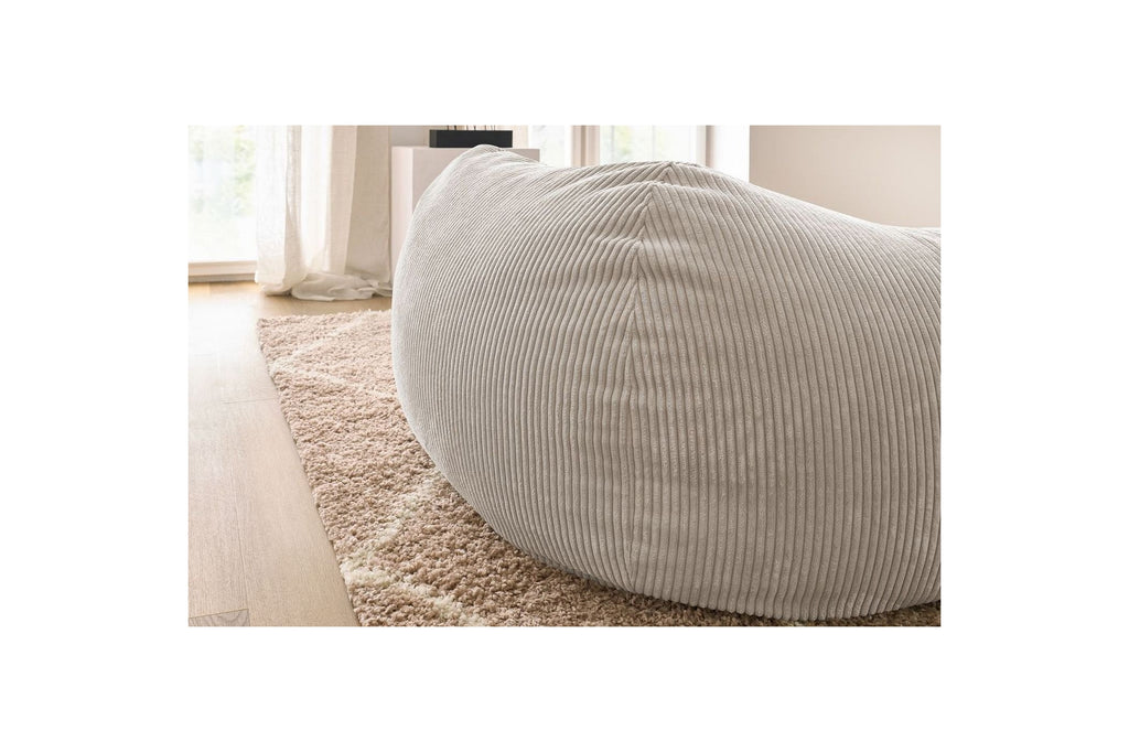 Pouf ultra moelleux VOLTAIRE velours côtelé - BOBOCHIC - The Bradery
