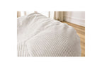 Pouf ultra moelleux VOLTAIRE velours côtelé - BOBOCHIC - The Bradery
