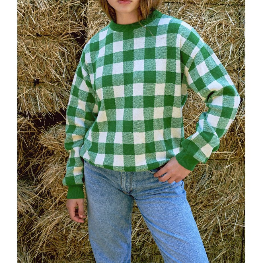 Ranger Sweater - Green - Robin Collection -The Bradery