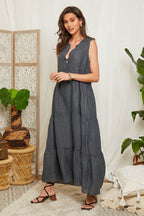 Robe Anthracite - Femme ROBES & JUPES Autour Du Lin