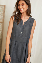 Robe Anthracite - Femme ROBES & JUPES Autour Du Lin