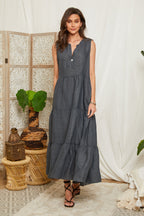 Robe Anthracite - Femme ROBES & JUPES Autour Du Lin