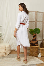 Vestido Blanco - Mujer VESTIDOS y FALDAS Around Linen