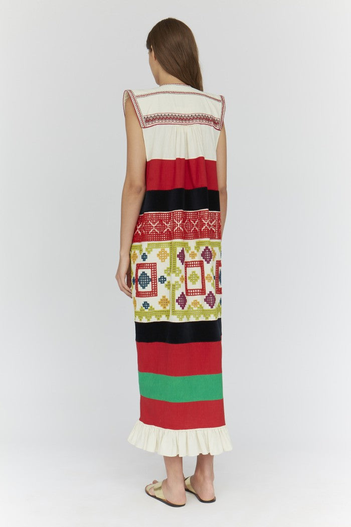 Jump Balkans Dress - Ecru