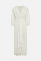 Robe Longue Debbie Bulle - Off White