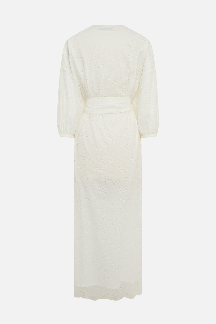 Robe Longue Debbie Bulle - Off White