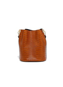 Bolso de hombro Bruna Croco - Camel - Maison Heritage - The Bradery
