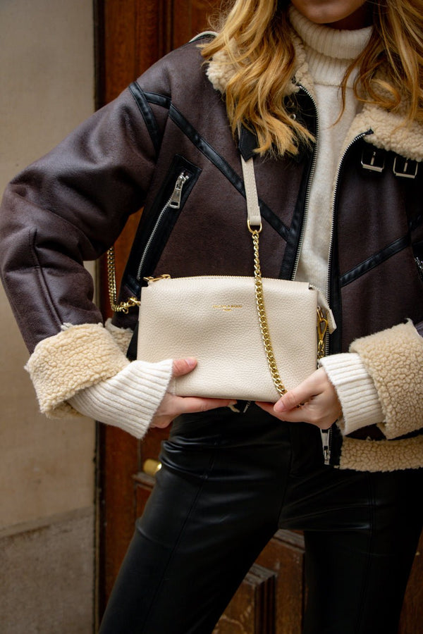 Sac À Bandoulière Perla - Beige - Victor & Hugo - The Bradery