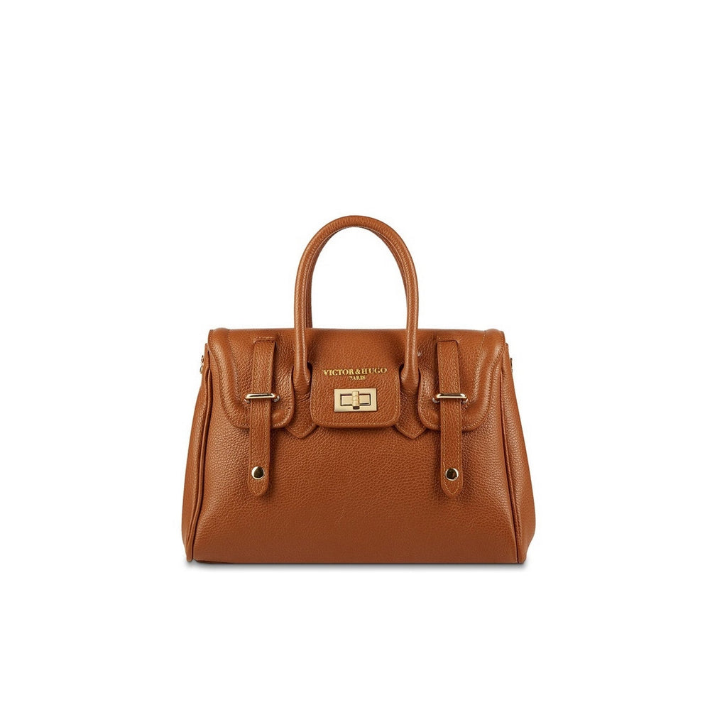 Sac À Main Malette Ondine - Camel - Victor & Hugo - The Bradery