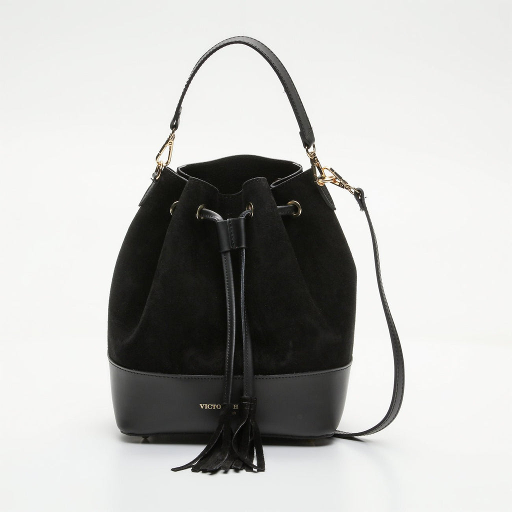 Livy Bucket Bag - Black - Victor & Hugo -The Bradery
