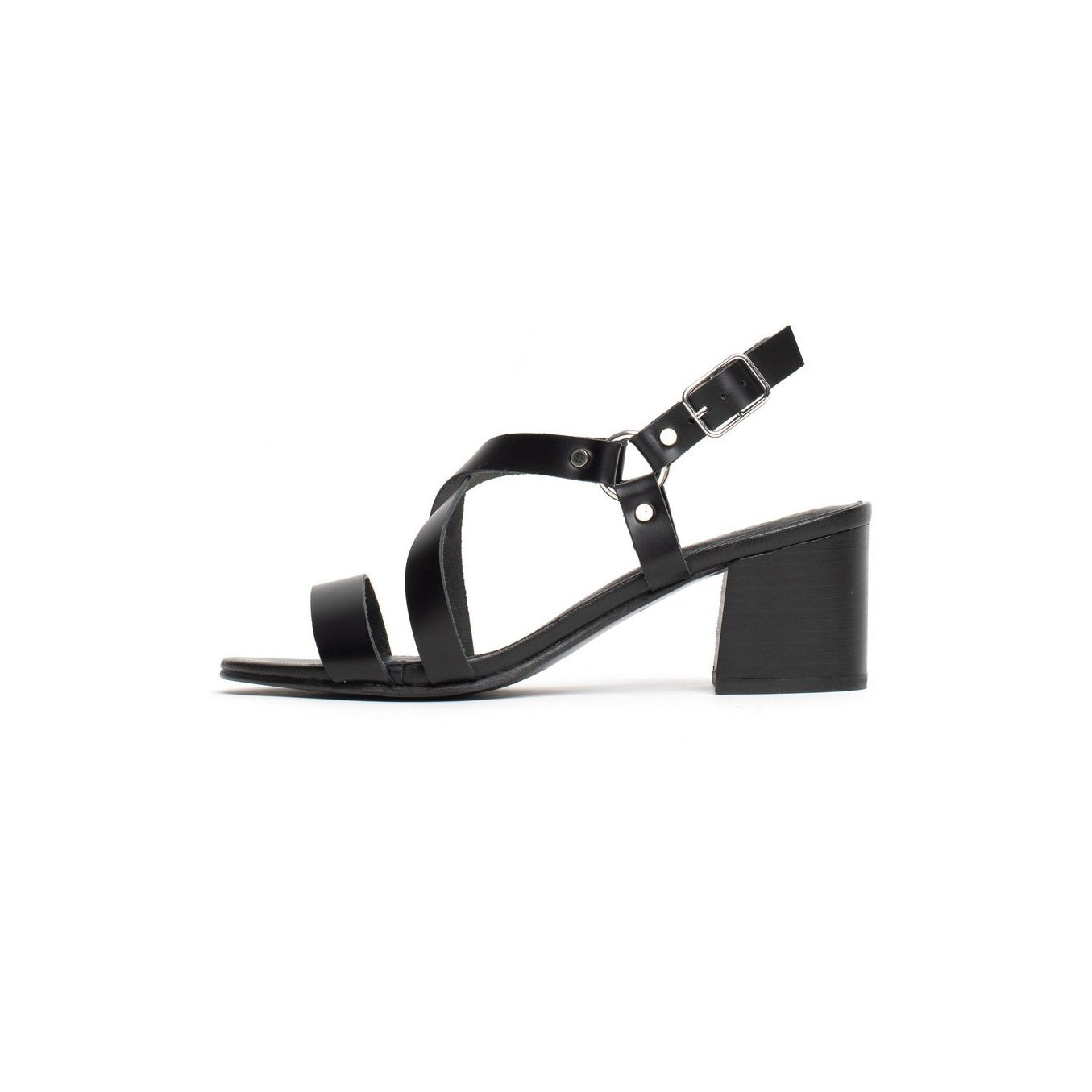 Ama Heeled Sandals - Black - White Sun - White Sun* - The Bradery