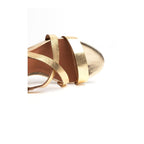 Sandalias de tacón Ama - Oro oscuro - Sol blanco - Sol blanco* - The Bradery