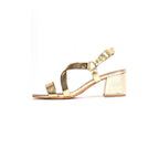 Sandalias de tacón Ama - Oro oscuro - Sol blanco - Sol blanco* - The Bradery