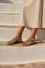 Aishwarya Sandals - Dark Gold SANDALS Les Bagatelles