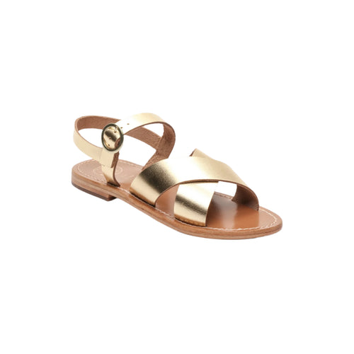 Sandalias Anousha - Oro oscuro - Sandalias de sol blancas para mujer