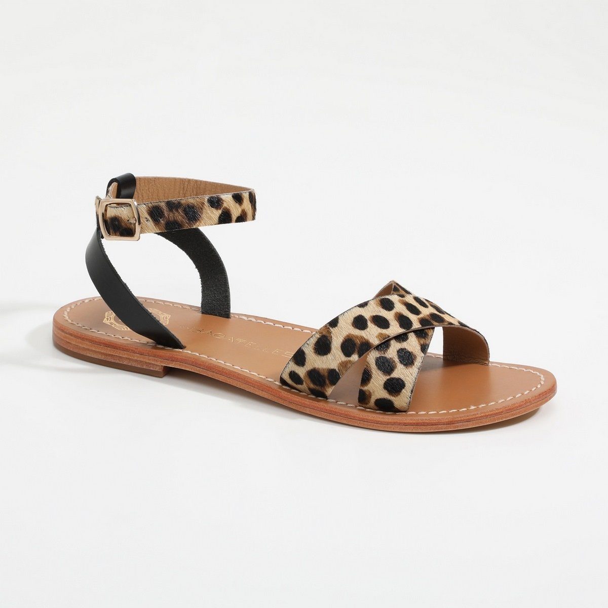 Brione Essential Sandals - Leopard / Black - Les Bagatelles - Les Bagatelles* - The Bradery