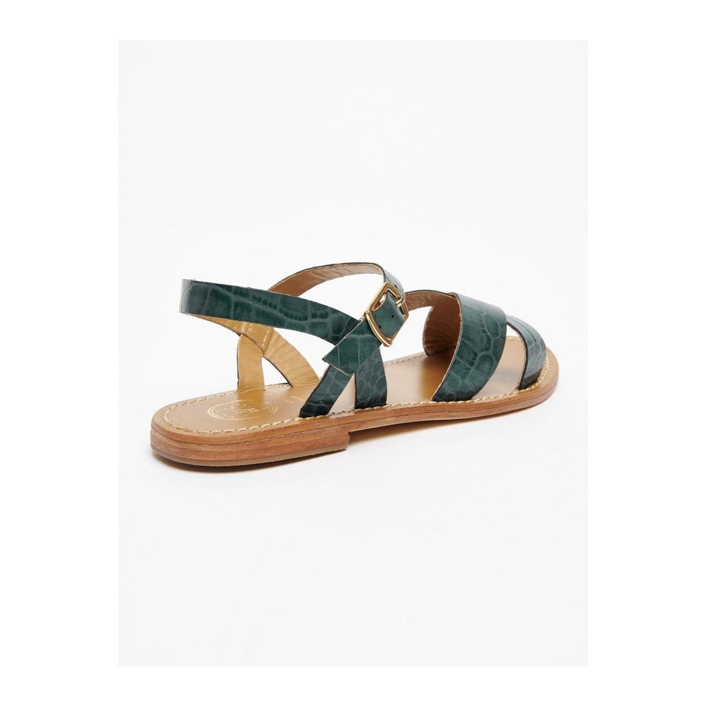 Sandalias Eneya Essential - Croco Verde - Sol Blanco - Sol Blanco* - The Bradery