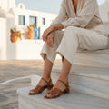 Sandales Essentielles Ethete - Camel Sandales Essentielles Les Bagatelles
