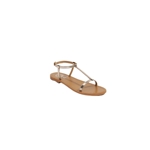 Sandalias Lagorn Essential - Sandalias Sun Essential Doradas Blancas