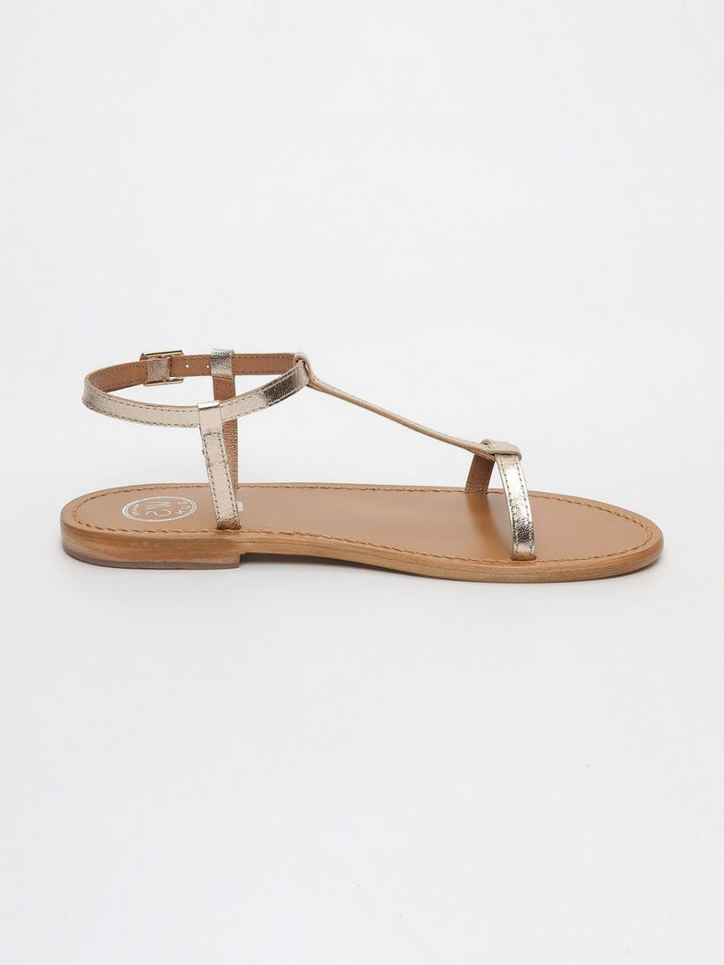 Sandales Essentielles Lagorn - Or Sandales Essentielles White Sun