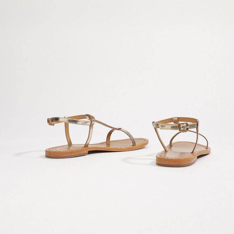 Sandales Essentielles Lagorn - Or Sandales Essentielles White Sun