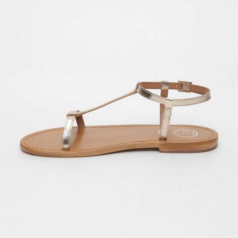Sandales Essentielles Lagorn - Or Sandales Essentielles White Sun