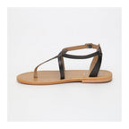 Sandalias Harpa - Negro - Mujer - Sol Blanco - Sol Blanco* - The Bradery