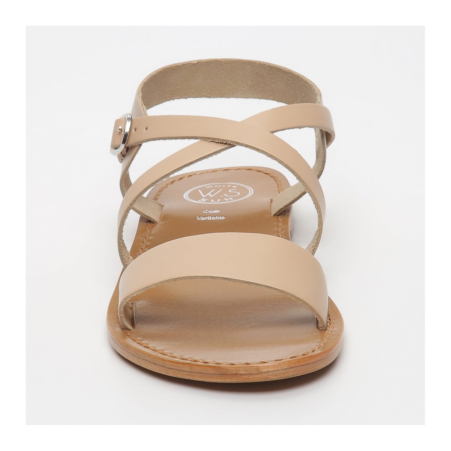 Manaus Sandals - Nude - Women White Sun Sandals
