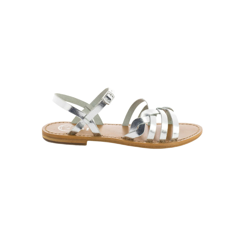 Sandalias Rubra - Plata - Sandalias Mujer Sol Blanco