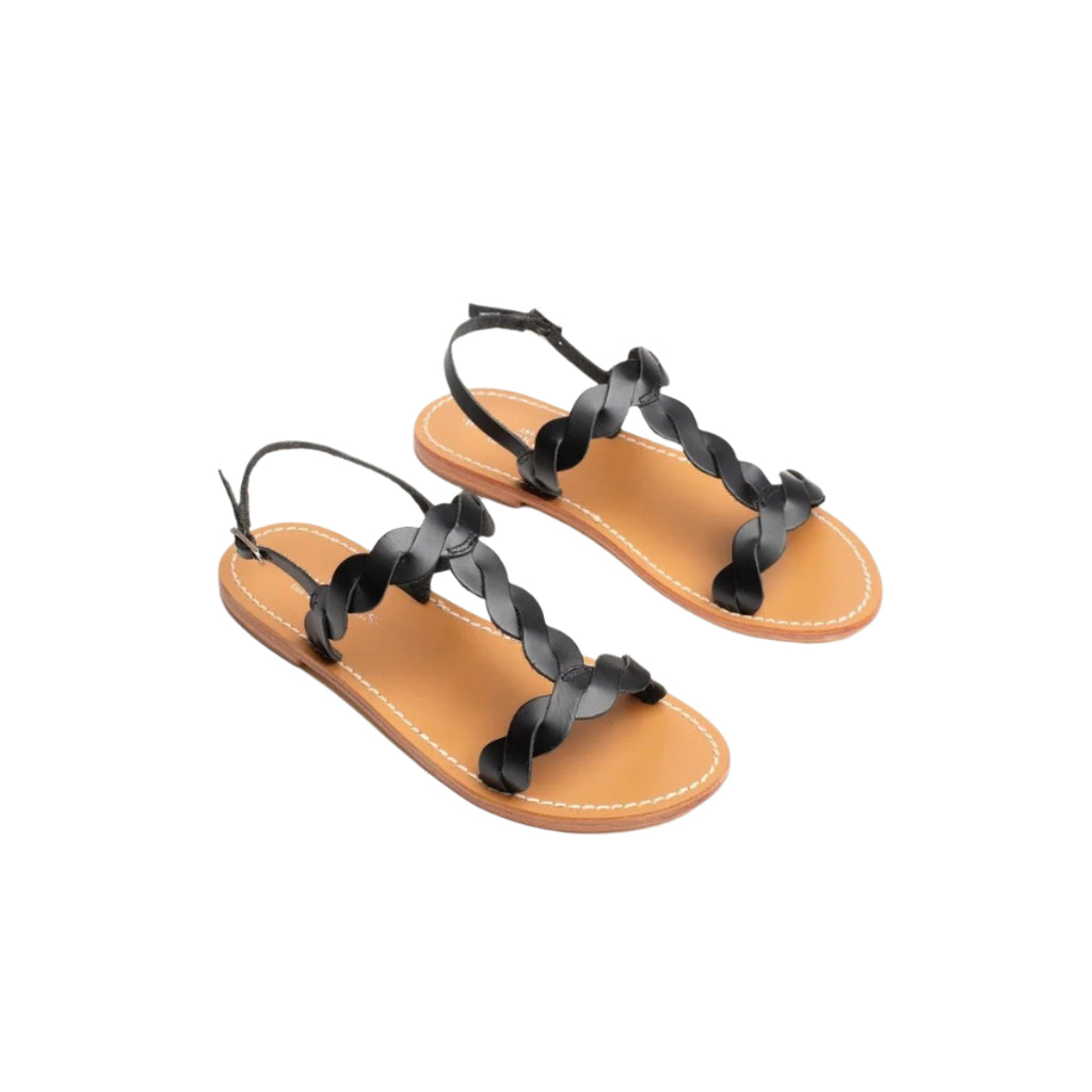 Sandalias de Moda Burke - Sandalias de Moda Negro Les Bagatelles