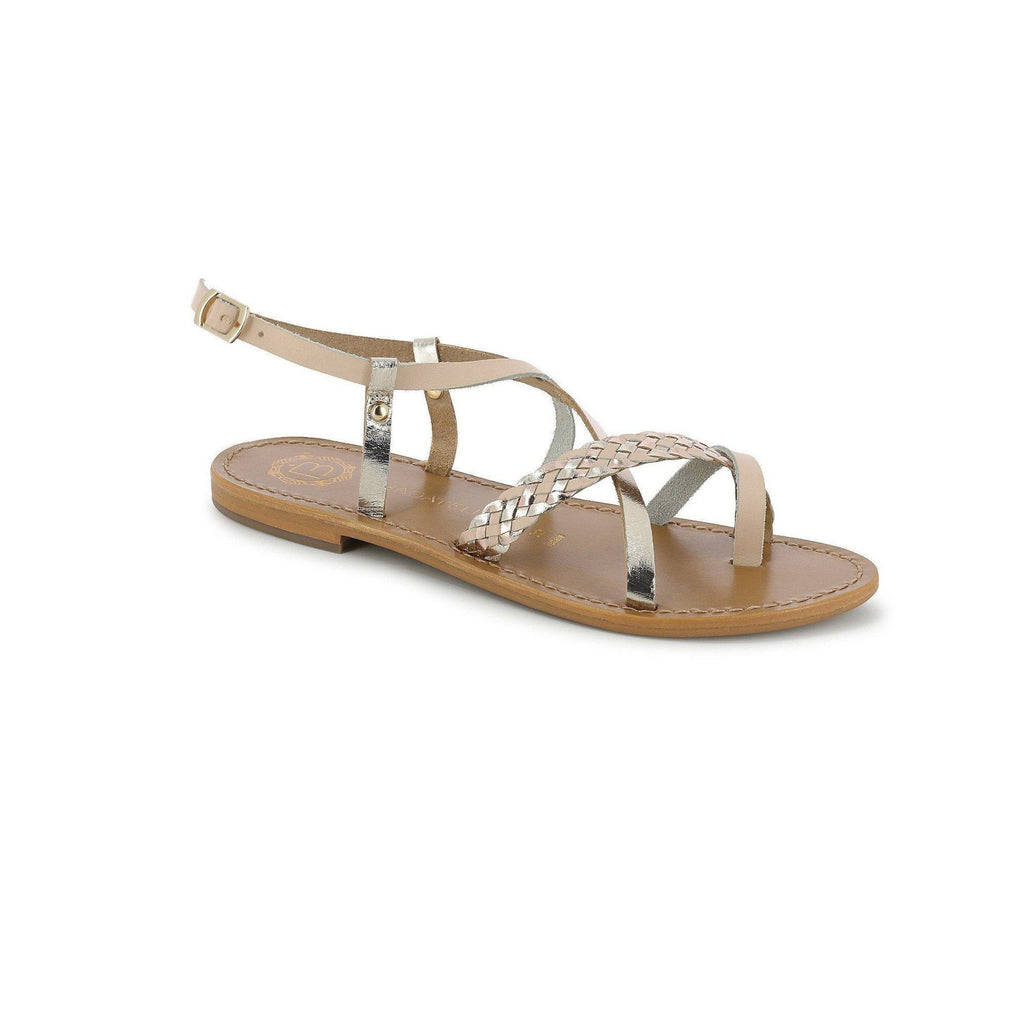 Sandalias Trendy Garita - Rosa Claro/Oro/Oro Rosa - Mujer - Les Bagatelles - Sandalias Trendy - Les Bagatelles - The Bradery