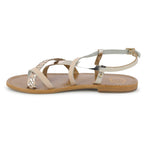 Sandalias Trendy Garita - Rosa Claro/Oro/Oro Rosa - Mujer - Les Bagatelles - Sandalias Trendy - Les Bagatelles - The Bradery