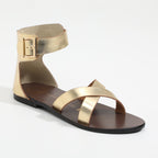 Sandalias Trendy Kalie - Sandalias Trendy Oro Oscuro Les Bagatelles