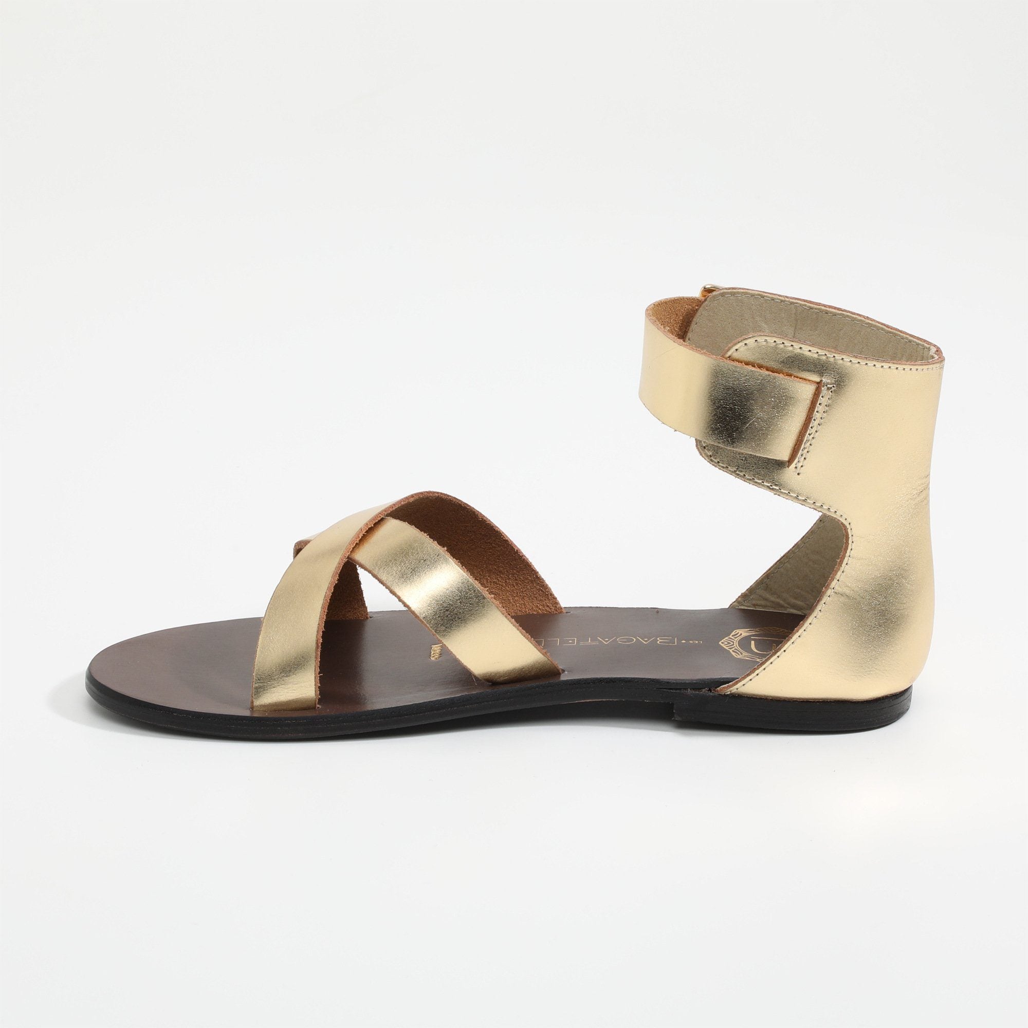 Sandalias Trendy Kalie - Sandalias Trendy Oro Oscuro Les Bagatelles