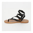 Thea Trendy Sandals - Black SANDALS White Sun